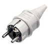 Plug IEC SCHUKO Mennekes white/gray