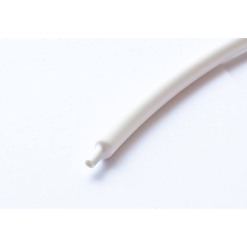 Heatshrink tubing 3:1 white - 6/2 mm