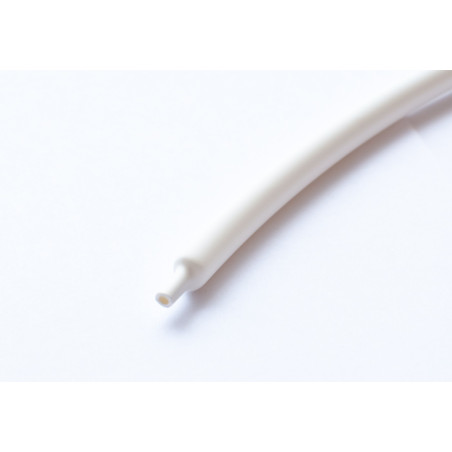 Heatshrink tubing 2:1 white - 1.6/0.8 mm