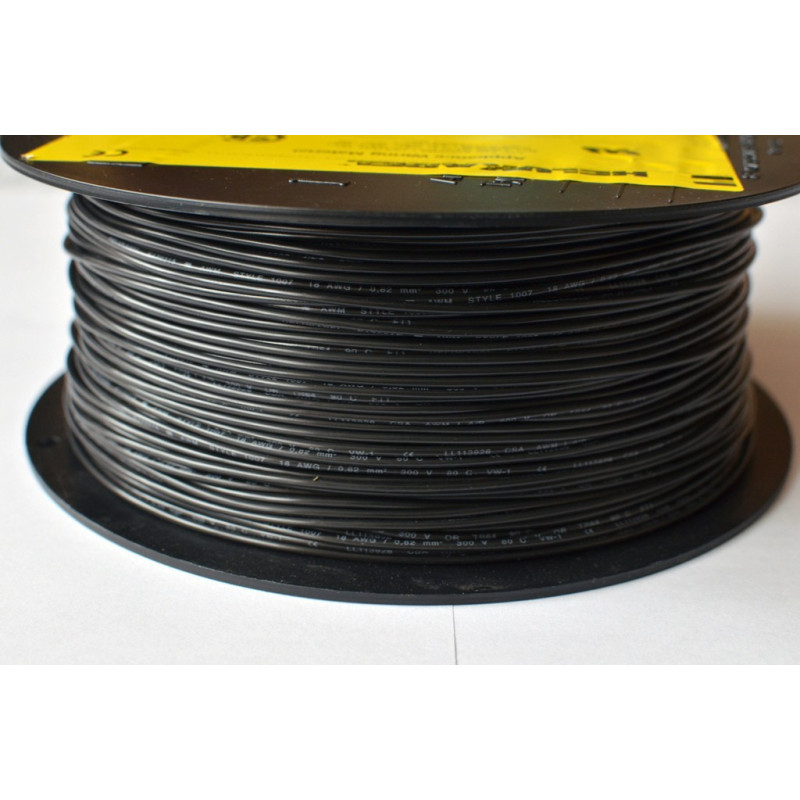 Wire HELUKABEL silicone AWG20 black