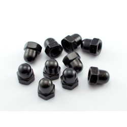 Nuts black zinc DIN 1587